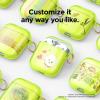 image:imageelago Clear Airpods Case with Keychain Designed for Apple Airpods 1 amp 2 Lovely PinkNeon Yellow