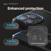 image:imageelago Compatible with iPhone 15 Pro Case Compatible with MagSafe Armor Case US Military Grade Drop Protection Carbon Fiber Texture Tough Rugged Design Shockproof Bumper Cover 61 inch Black
