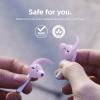 image:imageelago Earbuds Hook Cover Compatible with Apple AirPods 2 amp 1 or EarPods Ergonomic Design Durable Construction Full Access 4 Pairs 2 Large  2 Small LavenderLavender