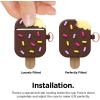 image:imageelago Ice Cream AirPods Case with Keychain Designed for Apple AirPods 1 amp 2 Shockproof Protective Skin Cute Accessories for Girls Kids Boys US Patent Registered MintChocolate