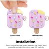 image:imageelago Ice Cream AirPods Case with Keychain Designed for Apple AirPods 1 amp 2 Shockproof Protective Skin Cute Accessories for Girls Kids Boys US Patent Registered MintBlueberry