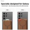 image:imageelago Magnetic Wallet for Samsung Galaxy S26 Ultra Plus Edge Z Fold 7 amp S25 Series  Durable Vegan Leather Compatible with MagSafe  3 Cards Secure Phone Card Holder BlackBrown