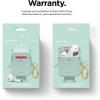 image:imageelago Shark Case Cover Compatible with Apple AirPods Case  Cute 3D Design Cover with Keychain for Apple AirPods 2 1 Baby MintBaby Mint