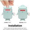 image:imageelago Shark Case Cover Compatible with Apple AirPods Case  Cute 3D Design Cover with Keychain for Apple AirPods 2 1 Baby MintBaby Mint