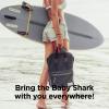 image:imageelago Shark Case Cover Compatible with Apple AirPods Case  Cute 3D Design Cover with Keychain for Apple AirPods 2 1 Baby MintDark Grey
