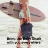 image:imageelago Shark Case Cover Compatible with Apple AirPods Case  Cute 3D Design Cover with Keychain for Apple AirPods 2 1 Baby MintSand Pink