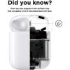 image:imageelago Upgraded AirPods Dust Guard Rose Gold 2 Sets  DustProof Film Luxurious Looking Must Watch Easy Installation Video Protect AirPods from IronMetal Shavings US Patent RegisteredMatte Space Grey