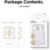 image:imageelago Upgraded AirPods Dust Guard Rose Gold 2 Sets  DustProof Film Luxurious Looking Must Watch Easy Installation Video Protect AirPods from IronMetal Shavings US Patent RegisteredMatte Gold