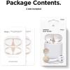 image:imageelago Upgraded AirPods Dust Guard Rose Gold 2 Sets  DustProof Film Luxurious Looking Must Watch Easy Installation Video Protect AirPods from IronMetal Shavings US Patent RegisteredMatte Rose Gold