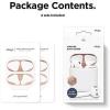 image:imageelago Upgraded AirPods Dust Guard Rose Gold 2 Sets  DustProof Film Luxurious Looking Must Watch Easy Installation Video Protect AirPods from IronMetal Shavings US Patent RegisteredRose Gold