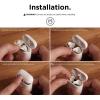 image:imageelago Upgraded AirPods Dust Guard Rose Gold 2 Sets  DustProof Film Luxurious Looking Must Watch Easy Installation Video Protect AirPods from IronMetal Shavings US Patent RegisteredMatte Space Grey