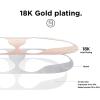 image:imageelago Upgraded AirPods Dust Guard Rose Gold 2 Sets  DustProof Film Luxurious Looking Must Watch Easy Installation Video Protect AirPods from IronMetal Shavings US Patent RegisteredMatte Rose Gold