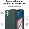 image:imageelago iPhone 11 Slim Fit Case with Attachable Wrist StrapLanyard Slim Light Matte Coating Camera and Screen Protection Designed for iPhone 11 Case Midnight Green