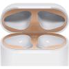 image:imageelago Upgraded AirPods Dust Guard Rose Gold 2 Sets  DustProof Film Luxurious Looking Must Watch Easy Installation Video Protect AirPods from IronMetal Shavings US Patent RegisteredMatte Rose Gold
