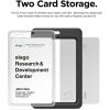 image:imageelago ID4 ID Card Holder BodyJean IndigoStrapBlack  Two Card StorageClear ID WindowMinimalisticLight Weight Badge Holder  for ID Cards amp Credit CardsBodyblack  Strapblack