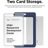 image:imageelago ID4 ID Card Holder BodyJean IndigoStrapBlack  Two Card StorageClear ID WindowMinimalisticLight Weight Badge Holder  for ID Cards amp Credit CardsBodyjean Indigo  Strapblack