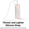 image:imageelago ID4 ID Card Holder BodyJean IndigoStrapBlack  Two Card StorageClear ID WindowMinimalisticLight Weight Badge Holder  for ID Cards amp Credit CardsBodylovely Pink  Straptransparency
