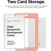 image:imageelago ID4 ID Card Holder BodyJean IndigoStrapBlack  Two Card StorageClear ID WindowMinimalisticLight Weight Badge Holder  for ID Cards amp Credit CardsBodypeach  Straptransparency