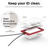 image:imageelago ID4 ID Card Holder BodyJean IndigoStrapBlack  Two Card StorageClear ID WindowMinimalisticLight Weight Badge Holder  for ID Cards amp Credit CardsBodyred  Strapblack