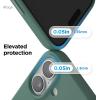 image:imageelago for iPhone 17 Pro Max Case Premium Magnetic Silicone Case Compatible with MagSafe Liquid Silicone Material Protective Cover Shockproof Slim Phone 69 inch BlackMidnight Green