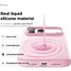 image:imageelago for iPhone 17 Pro Max Case Premium Magnetic Silicone Case Compatible with MagSafe Liquid Silicone Material Protective Cover Shockproof Slim Phone 69 inch BlackHot Pink