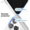 image:imageelago for iPhone 17 Pro Max Case Premium Magnetic Silicone Case Compatible with MagSafe Liquid Silicone Material Protective Cover Shockproof Slim Phone 69 inch BlackWhite