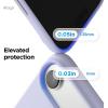 image:imageelago for iPhone 17 Pro Max Case Premium Magnetic Silicone Case Compatible with MagSafe Liquid Silicone Material Protective Cover Shockproof Slim Phone 69 inch BlackPurple