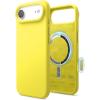 image:imageelago for iPhone 17 Pro Max Case Premium Magnetic Silicone Case Compatible with MagSafe Liquid Silicone Material Protective Cover Shockproof Slim Phone 69 inch BlackNeon Yellow