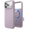 image:imageelago for iPhone 17 Pro Max Case Premium Magnetic Silicone Case Compatible with MagSafe Liquid Silicone Material Protective Cover Shockproof Slim Phone 69 inch BlackSoft Purple