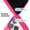 image:imageelago for iPhone 17 Pro Max Case Premium Magnetic Silicone Case Compatible with MagSafe Liquid Silicone Material Protective Cover Shockproof Slim Phone 69 inch BlackIce Red