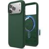 image:imageelago for iPhone 17 Pro Max Case Premium Magnetic Silicone Case Compatible with MagSafe Liquid Silicone Material Protective Cover Shockproof Slim Phone 69 inch BlackAlpine Green