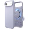 image:imageelago for iPhone 17 Pro Max Case Premium Magnetic Silicone Case Compatible with MagSafe Liquid Silicone Material Protective Cover Shockproof Slim Phone 69 inch BlackPurple