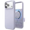 image:imageelago for iPhone 17 Pro Max Case Premium Magnetic Silicone Case Compatible with MagSafe Liquid Silicone Material Protective Cover Shockproof Slim Phone 69 inch BlackPurple