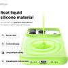 image:imageelago for iPhone 17 Pro Max Case Premium Magnetic Silicone Case Compatible with MagSafe Liquid Silicone Material Protective Cover Shockproof Slim Phone 69 inch BlackLime Green