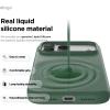 image:imageelago for iPhone 17 Pro Max Case Premium Magnetic Silicone Case Compatible with MagSafe Liquid Silicone Material Protective Cover Shockproof Slim Phone 69 inch BlackAlpine Green