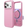 image:imageelago for iPhone 17 Pro Max Case Premium Magnetic Silicone Case Compatible with MagSafe Liquid Silicone Material Protective Cover Shockproof Slim Phone 69 inch BlackHot Pink