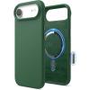 image:imageelago for iPhone 17 Pro Max Case Premium Magnetic Silicone Case Compatible with MagSafe Liquid Silicone Material Protective Cover Shockproof Slim Phone 69 inch BlackAlpine Green