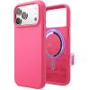 image:imageelago for iPhone 17 Pro Max Case Premium Magnetic Silicone Case Compatible with MagSafe Liquid Silicone Material Protective Cover Shockproof Slim Phone 69 inch BlackIce Red