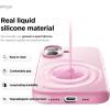 image:imageelago for iPhone 17 Pro Max Case Premium Magnetic Silicone Case Compatible with MagSafe Liquid Silicone Material Protective Cover Shockproof Slim Phone 69 inch BlackHot Pink