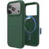 image:imageelago for iPhone 17 Pro Max Case Premium Magnetic Silicone Case Compatible with MagSafe Liquid Silicone Material Protective Cover Shockproof Slim Phone 69 inch BlackAlpine Green