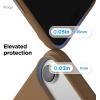 image:imageelago for iPhone 17 Pro Max Case Premium Magnetic Silicone Case Compatible with MagSafe Liquid Silicone Material Protective Cover Shockproof Slim Phone 69 inch BlackBrown