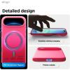 image:imageelago for iPhone 17 Pro Max Case Premium Magnetic Silicone Case Compatible with MagSafe Liquid Silicone Material Protective Cover Shockproof Slim Phone 69 inch BlackIce Red
