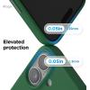 image:imageelago for iPhone 17 Pro Max Case Premium Magnetic Silicone Case Compatible with MagSafe Liquid Silicone Material Protective Cover Shockproof Slim Phone 69 inch BlackAlpine Green