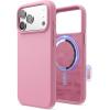 image:imageelago for iPhone 17 Pro Max Case Premium Magnetic Silicone Case Compatible with MagSafe Liquid Silicone Material Protective Cover Shockproof Slim Phone 69 inch BlackHot Pink