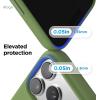 image:imageelago for iPhone 17 Pro Max Case Premium Magnetic Silicone Case Compatible with MagSafe Liquid Silicone Material Protective Cover Shockproof Slim Phone 69 inch BlackCedar Green