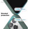 image:imageelago for iPhone 17 Pro Max Case Premium Magnetic Silicone Case Compatible with MagSafe Liquid Silicone Material Protective Cover Shockproof Slim Phone 69 inch BlackMidnight Green