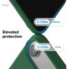 image:imageelago for iPhone 17 Pro Max Case Premium Magnetic Silicone Case Compatible with MagSafe Liquid Silicone Material Protective Cover Shockproof Slim Phone 69 inch BlackAlpine Green