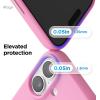 image:imageelago for iPhone 17 Pro Max Case Premium Magnetic Silicone Case Compatible with MagSafe Liquid Silicone Material Protective Cover Shockproof Slim Phone 69 inch BlackHot Pink