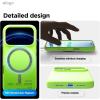 image:imageelago for iPhone 17 Pro Max Case Premium Magnetic Silicone Case Compatible with MagSafe Liquid Silicone Material Protective Cover Shockproof Slim Phone 69 inch BlackLime Green