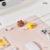 image:imageelago  Line Friends Cable Management Anchor Prevents Charging Cables Falling Functional Cord Organizer for Office and Home Stylish Objet for Desk Management Official Merchandise Brown
